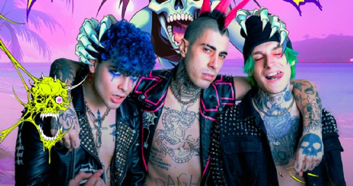 Il  trio de "La Sad" live al Castello di Udine il 3 agosto