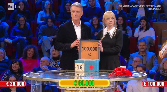 Muggia protagonista ad Affari tuoi, Consuelo porta a casa 60.000 e lascia sul tavolo i 100.000 del suo pacco
