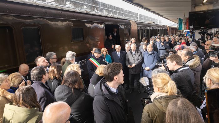 Il Sindaco Dipiazza alla seconda edizione del treno del ricordo alla Stazione di Trieste Centrale