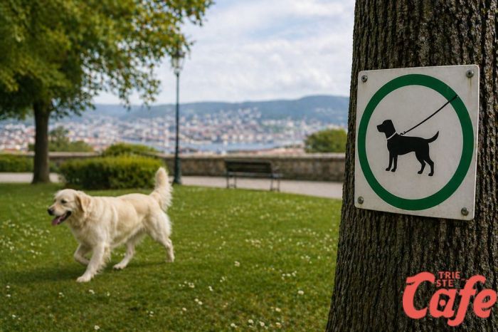 Cani senza guinzaglio a Trieste, scattano controlli e sanzioni nelle aree verdi (VIDEO)
