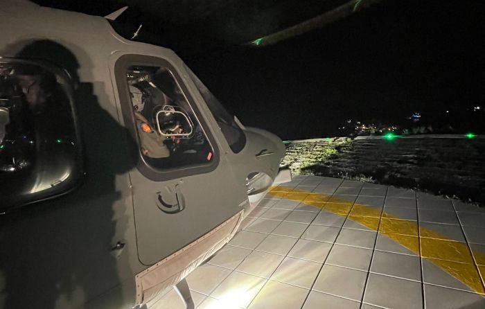 Elicottero Aeronautica ha trasportato donna con grave trauma dall’Isola di Ponza a Latina