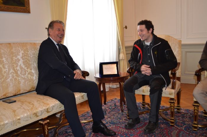 Consegnata in Regione targa di riconoscimento per la Società Adriatica di Speleologia