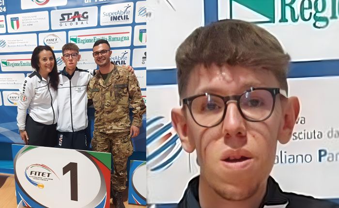Tennistavolo paralimpico, inarrestabile Matteo Parenzan: Campione italiano per la settima volta consecutiva!
