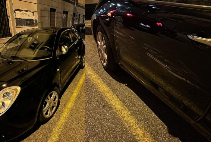 Via Timeus, danneggia gravemente un'auto e scappa: appello del proprietario 