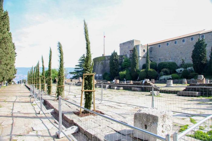 Concluse sia la riqualificazione dell’area del Colle di San Giusto che gli interventi di piantumazione