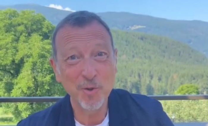 Amadeus, invito ufficialmente Celentano, sarebbe un sogno averlo