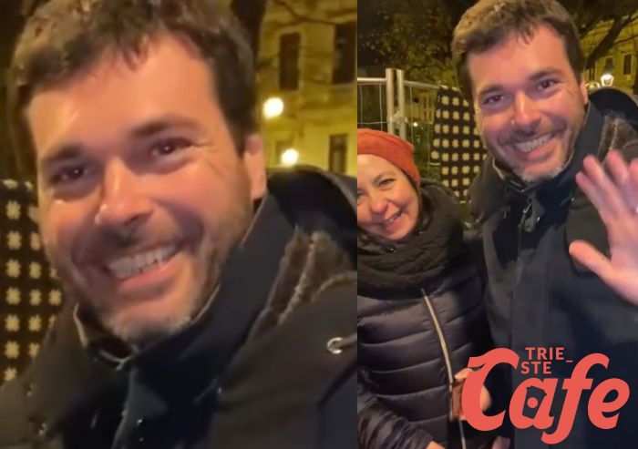Sabato sera in piazza Libertà, il giornalista ed Influencer Saverio Tommasi a fianco di Linea d'Ombra (VIDEO) 