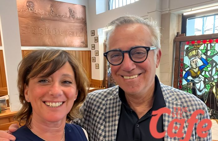 Visita "mangereccia" da Pepi per il simpaticissimo Massimo Ghini