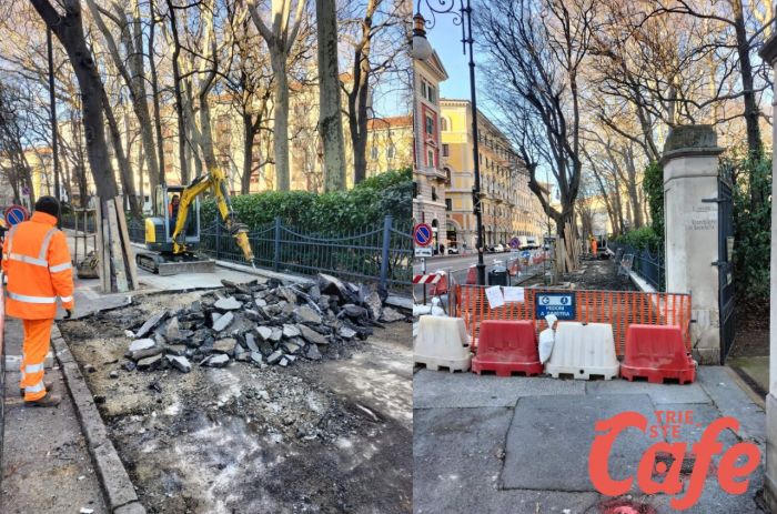 In corso di rifacimento i marciapiedi in diverse zone di Trieste, 5 milioni investiti in un anno 