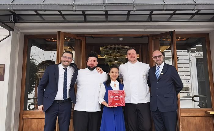 Straordinari Matteo Metullio e Davide Del Pra, doppio stella Michelin anche nel 2024 al Harry's Piccolo! 