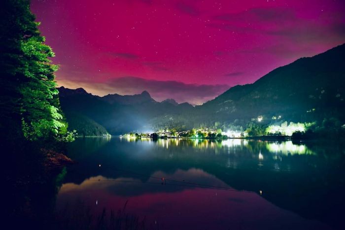 Aurora Boreale, spettacolo della natura visibile nella notte anche in Fvg 