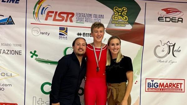 Pattinaggio, campionati italiani: il giovanissimo triestino Raffaele Faggioli BRONZO! 