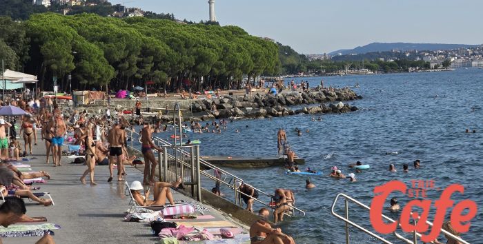 Ferragosto a Barcola molto bene..ma non benissimo 