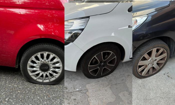 Vandali in azione al Boschetto: raffica di auto con gomme tagliate