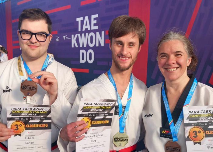 Francesco Cont, un oro storico per Trieste ai campionati italiani di Parataekwondo
