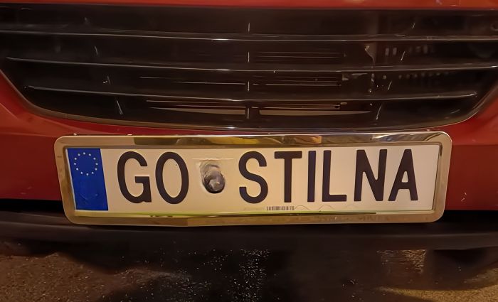 "GO STILNA", la targa slovena che ti porta direttamente... in trattoria! 