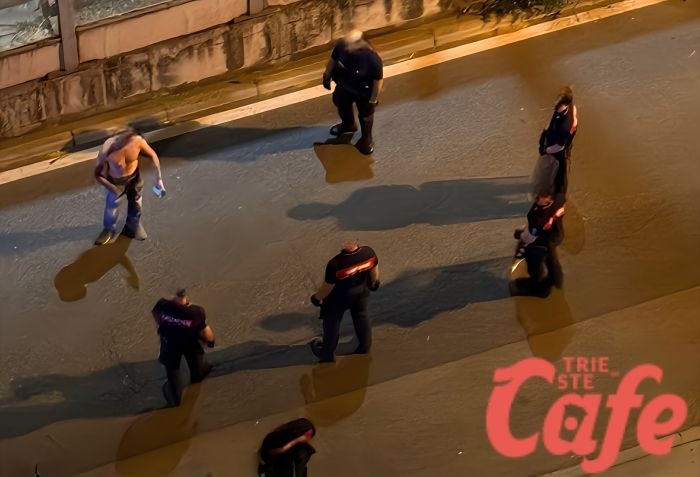 Momenti di tensione a Valmaura: uomo semina il panico in strada, intervengono i Carabinieri
