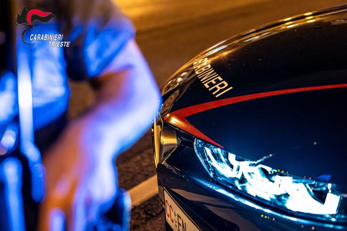 Carabinieri beccano alla guida tre giovani imbriaghele dopo i festeggiamenti a Sistiana 