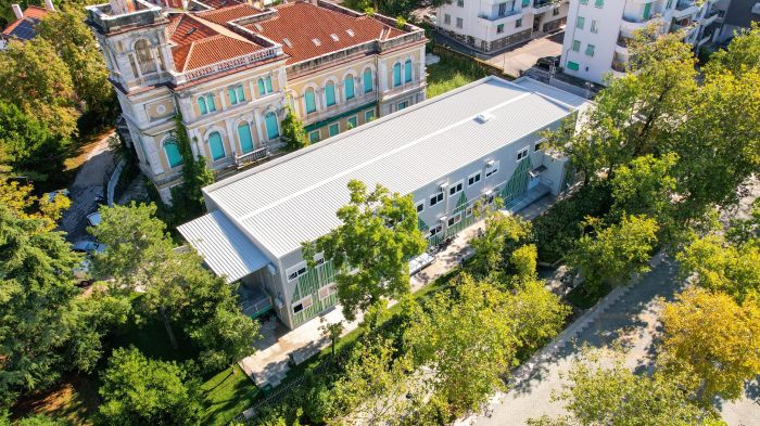 Inaugurato a Villa Haggiconsta il nuovo asilo in prefabbricato che accoglierà 75 bambini