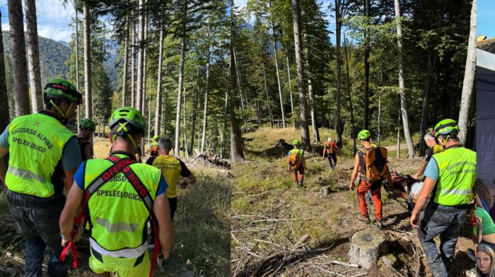 Niente porcini, solo dolore: triestina salvata dagli angeli del Soccorso Alpino