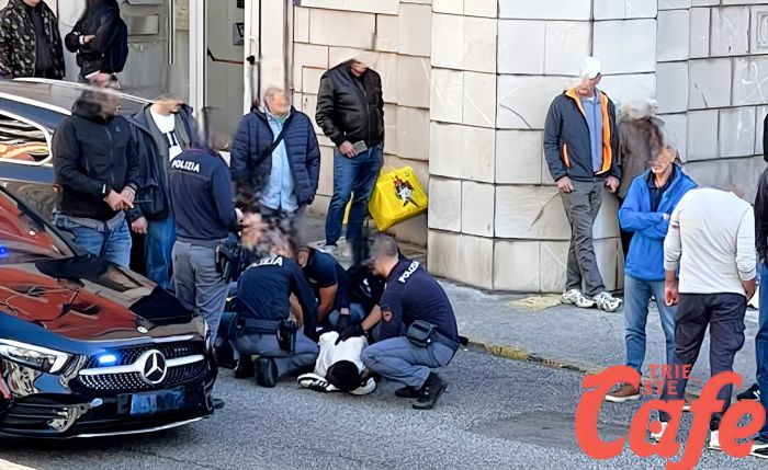 Caos in via Giulia: uomo sotto effetto di droga spintona una donna davanti all’Agenzia delle Entrate