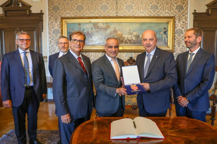 L’ambasciatore degli Emirati Arabi Uniti in visita a Trieste: accolto dal sindaco Dipiazza