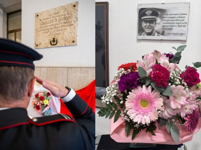 Trieste abbraccia i suoi Carabinieri: una mamma e i figli portano fiori per ricordare chi non c’è più