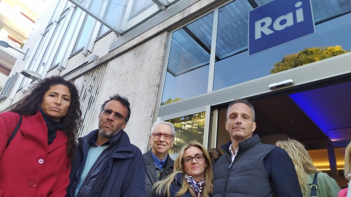 Il Partito Democratico di Trieste al presidio di solidarietà per Sigfrido Ranucci