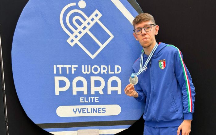 Matteo Parenzan, argento mondiale all’ITTF Para Elite Yvelines: il triestino brilla sempre più! 