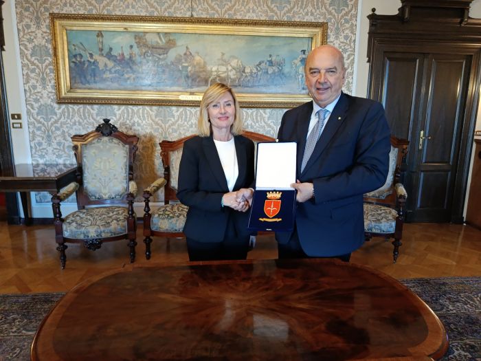 Sindaco Dipiazza accoglie la nuova presidente della Corte d’Appello Maria Caterina Chiulli
