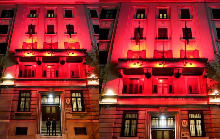 La caserma dei Carabinieri si tinge di arancione: Trieste unita contro la violenza sulle donne