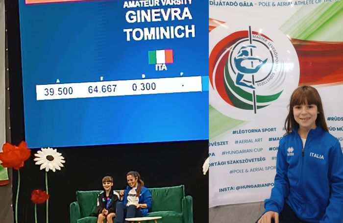 Una giovanissima triestina tra le migliori al mondo: Ginevra Tominich quinta ai Mondiali POSA