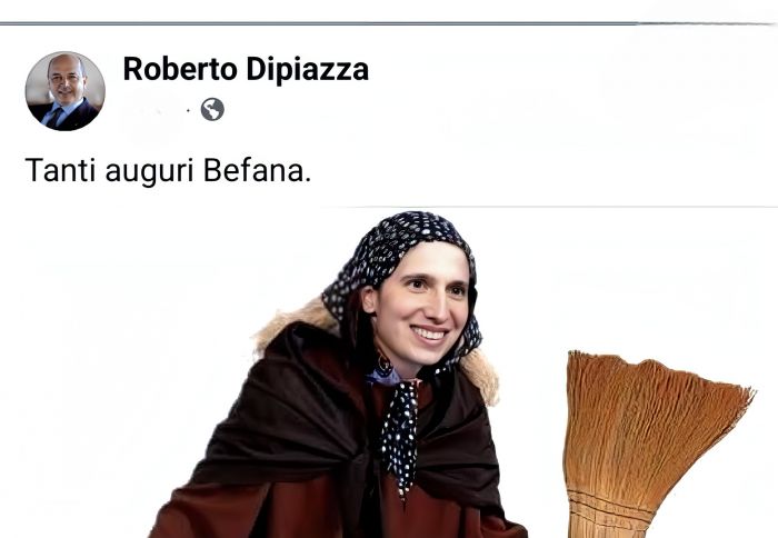Epifania a Trieste, il sindaco Dipiazza pubblica un post con un fotomontaggio di Elly Schlein