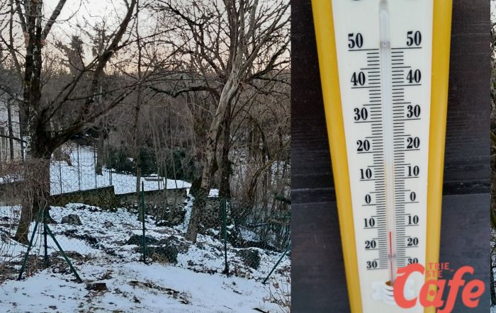 Cessa la Bora, aria immobile e cielo sereno: sull’altopiano cala un gelo intenso con -12 gradi