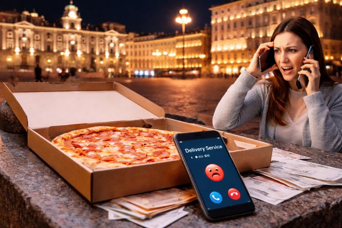 Triestina ordina con app di delivery, inizia l’incubo: “40 minuti al telefono, niente consegna”