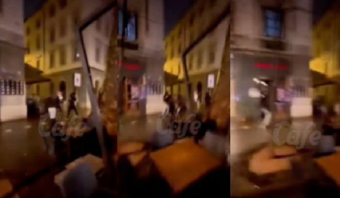 Notte di violenza in viale XX Settembre: rissa tra maranza, urla e pugni alle 2 (VIDEO) 