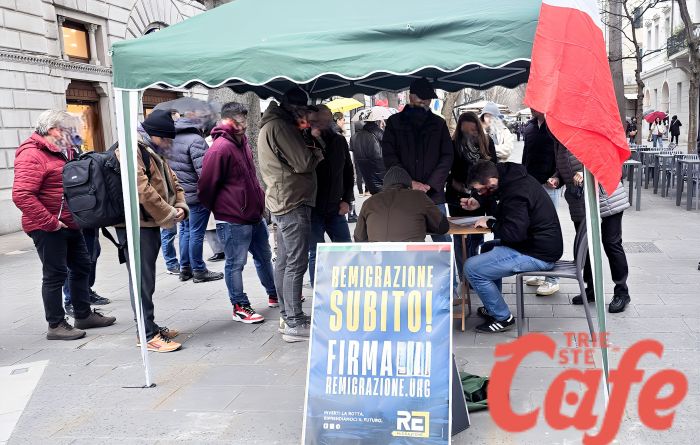 Remigrazione, “fila al banchetto di Trieste”: successo per la raccolta firme in Largo Bonifacio (VIDEO)