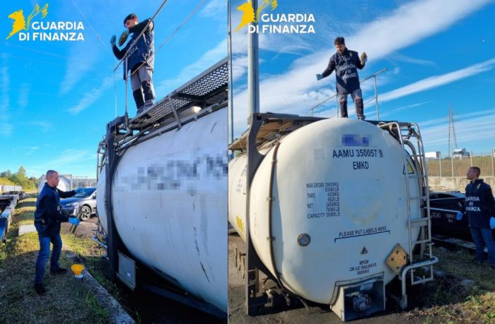 Maxi sequestro della Guardia di Finanza: scoperti 64.000 litri di gasolio commercializzato illegalmente.