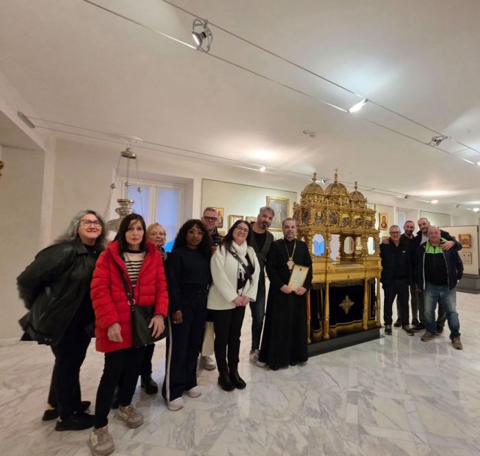 Figli di Calabria in visita alla comunità greco-ortodossa di Trieste: incontro con padre Gregorio