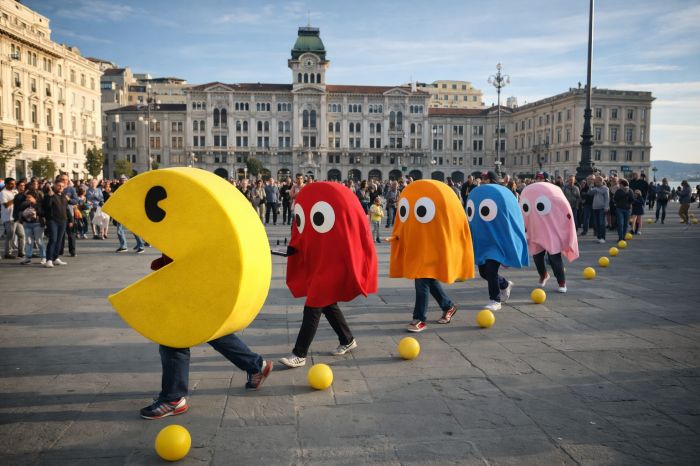 Trieste diventa un videogioco: proposta di flash mob dedicato a Pac-Man in piazza Unità