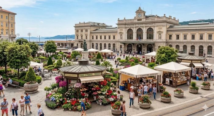 Piazza Libertà come non si è mai vista: il sogno verde e vivo che conquista i triestini