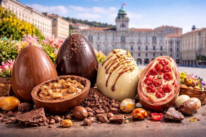 Trieste si divide sul cioccolato, Pasqua accende il derby tra latte, fondente e gusti folli