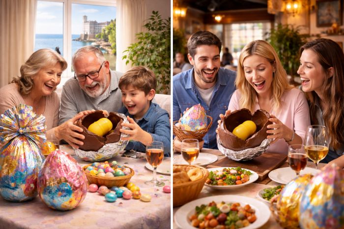Meglio aprire le uova di Pasqua a casa o al ristorante? A Trieste scoppia il dibattito pasquale