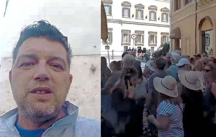 Oggi Stefano Puzzer a Roma, una cinquantina da tutta Italia lo seguono (VIDEO) 
