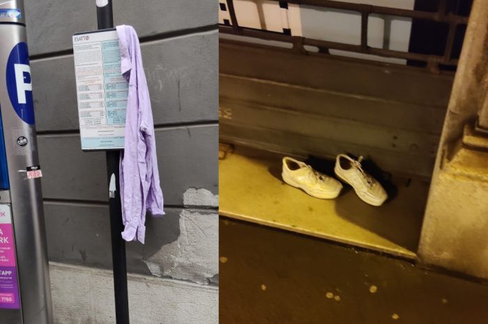 Trieste outlet a cielo aperto: scarpe e camicie spuntano direttamente sui marciapiedi