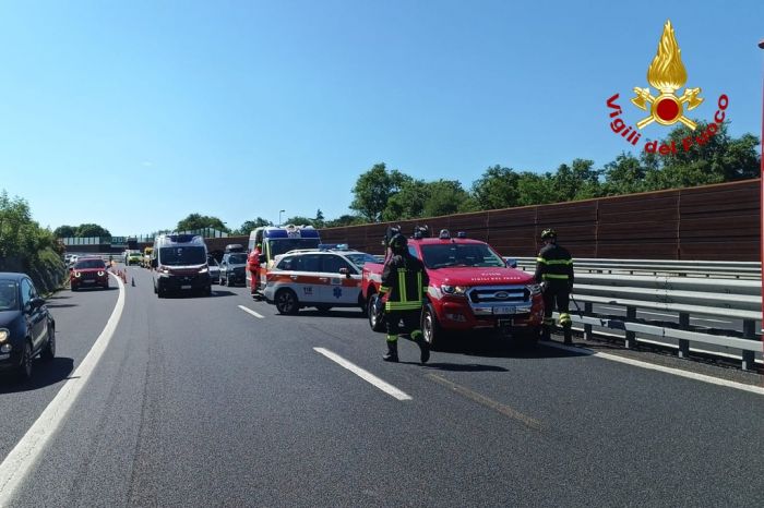 Incidente sull’A4 tra Duino e Trieste. feriti e traffico paralizzato
