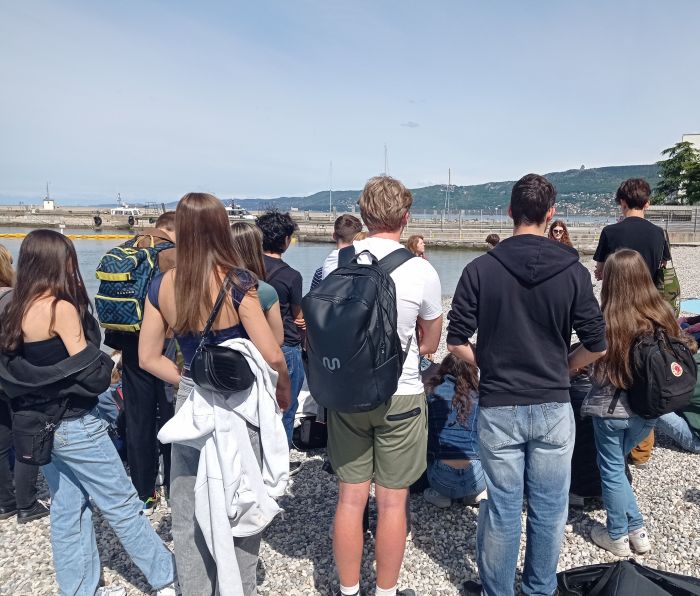 Stamattina studenti austriaci al Pedocin accompagnati dai “colleghi” del Da Vinci-Carli-Sandrinelli