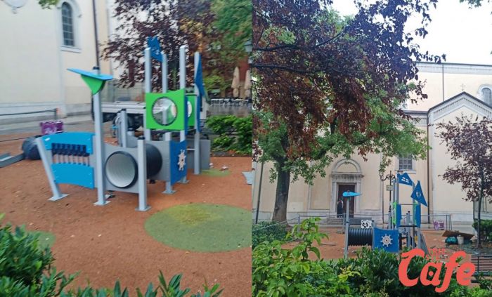 Installato il nuovo gioco per i bambini in Campo San Giacomo