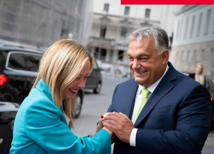 Giorgia Meloni da Orban: 'difendiamo Dio e famiglia' 