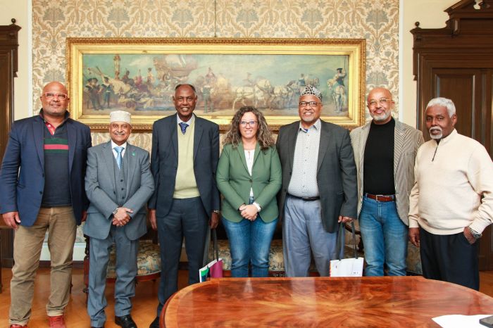 Delegazione parlamentare della Somalia ricevuta in Municipio dal Vicesindaco Tonel